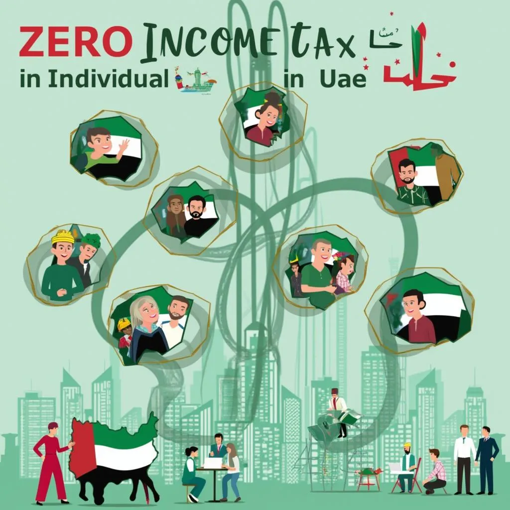 عدم وجود ضريبة دخل على الأفراد في الإمارات
